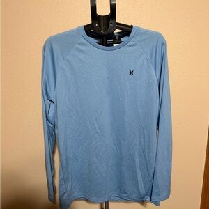 Hurley Men's Light Blue Long Sleeve Tee